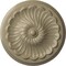 Ekena Millwork Flower Spiral Ceiling Medallion (Fits Canopies up to 2"), 12 1/4"OD x 2 1/4"P, Gobi Desert CM12FLGDF - alternate 1